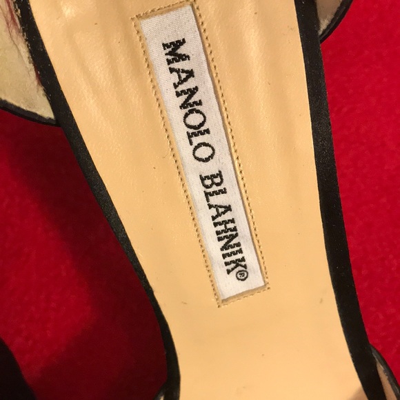 Manolo Blahnik Open Toe Heels - Picture 3 of 8